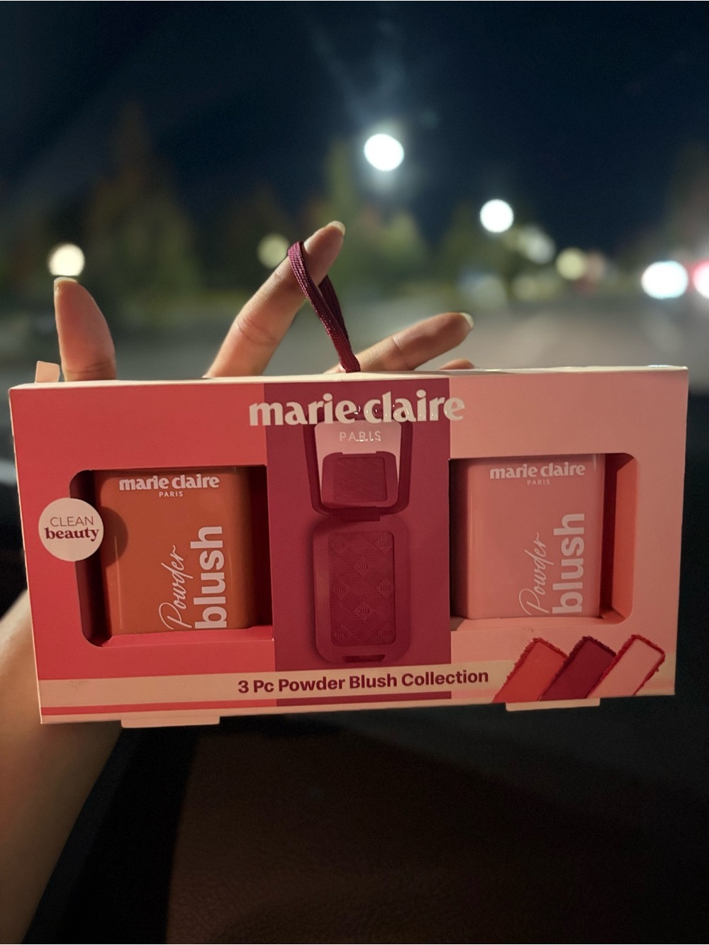 3 Pc powder Blush Collection MARIE CLAIRE